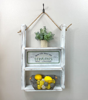 Summer Lemon Kitchen Shelf - Refresh Your Space with This Chic Storage Solution